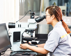 Controle de qualidade no laboratório da Beworth